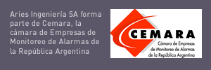 Aries Ingeniería SA forma parte de Cemara, la cámara de Empresas de Monitoreo de Alarmas de la República Argentina